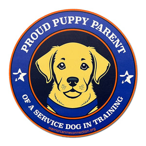 Proud Puppy Parent Car Magnet