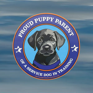 Proud Puppy Parent Window Cling